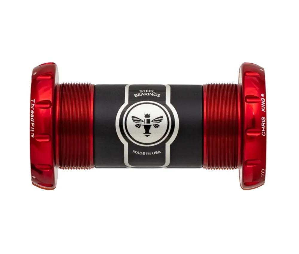 Chris King ThreadFit 30 Ceramic Innenlager BSA Gewinde / 68-73mm rot | red