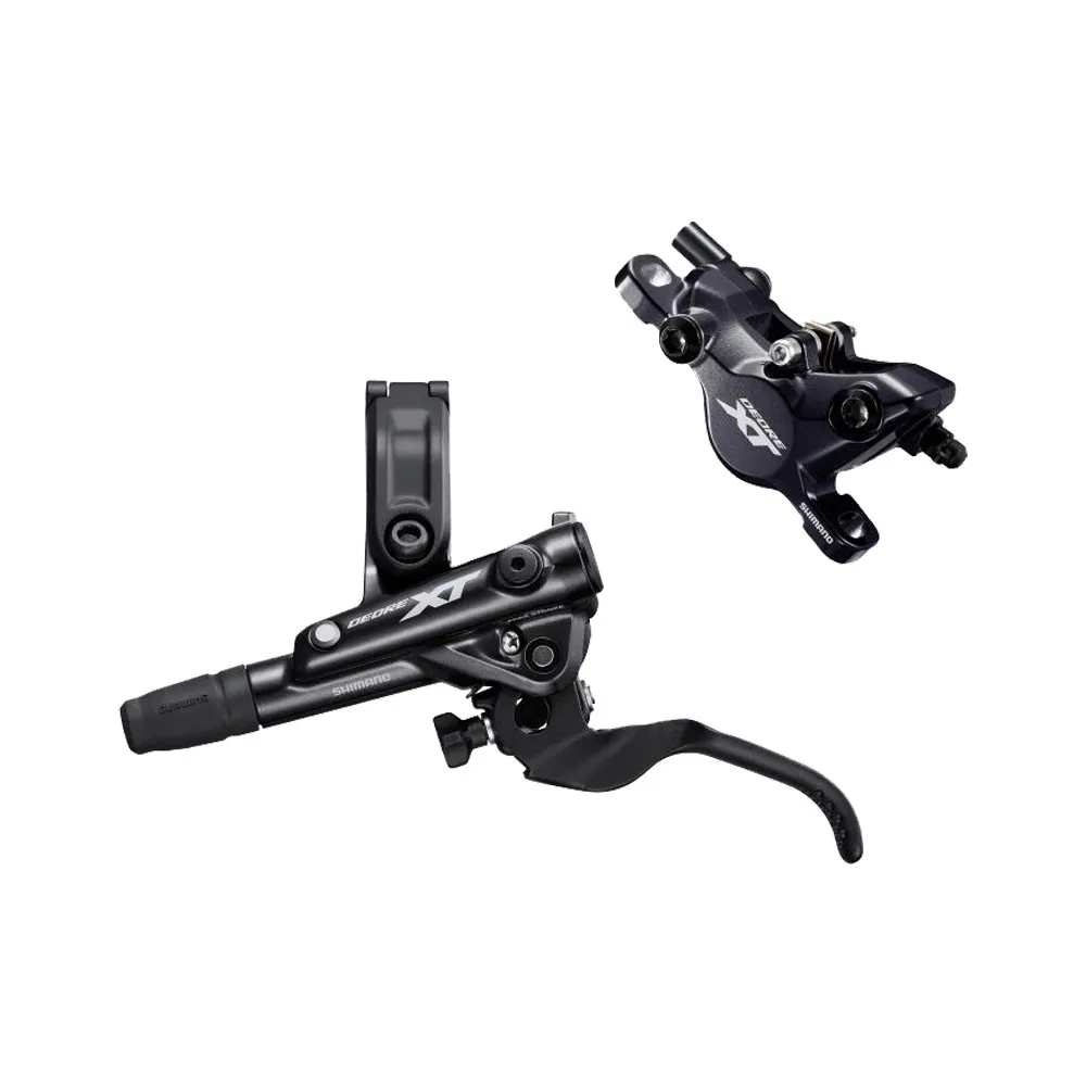 Shimano XT Scheibenbremse M8100 I-Spec EV schwarz 2 Kolben Vorderrad Griff links