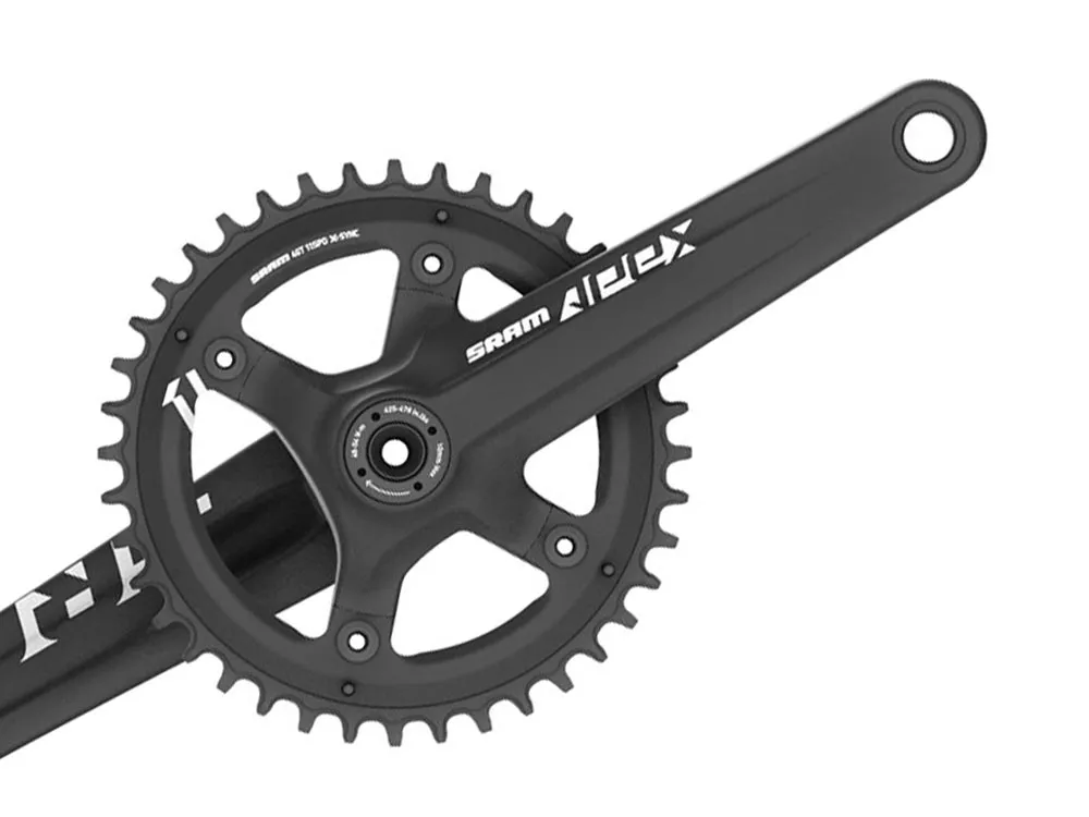 Sram Apex 1 GXP Kurbel X-Sync Abstufung 42 Zähne 1-fach 170 mm