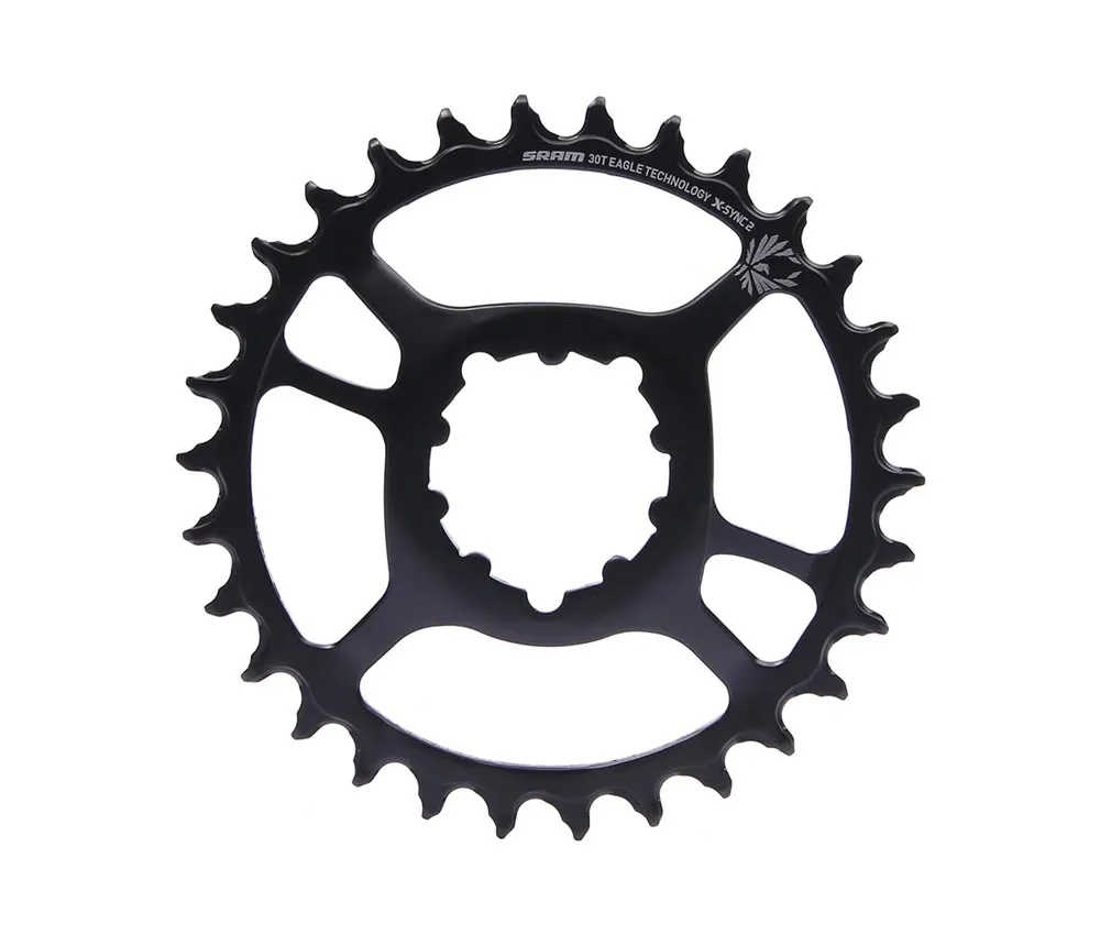 Sram GX Eagle X-Sync 2 Stahl Kettenblatt 12-fach Direkt Mount Offset 6 Grad schwarz 30 Zähne