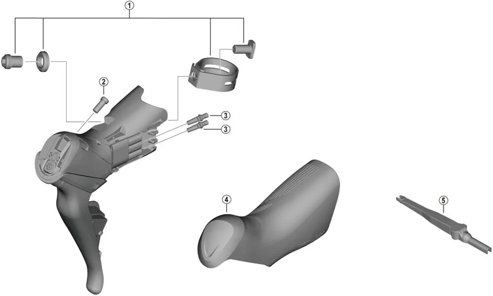 Shimano Ultegra / 105 11-fach Schaltbremshebel Ersatzteil | Einstellschraube Griffweite rechts o links Nr 8