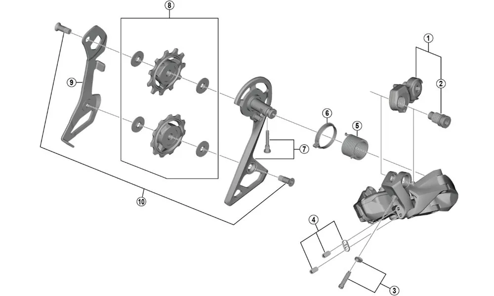 Shimano Di2 Schaltwerk 11-fach Ersatzteil | Spannfeder