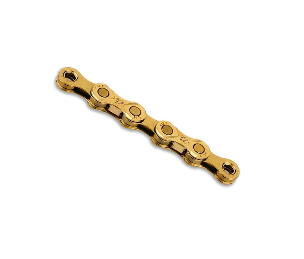 KMC e-Bike Kette E12 Ti-N incl Link 12-fach 130 Glieder gold