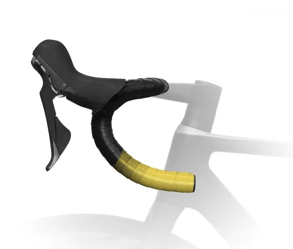 Fizik Lenkerband Vento Microtex Tacky Bi-Color 2mm schwarz-gelb