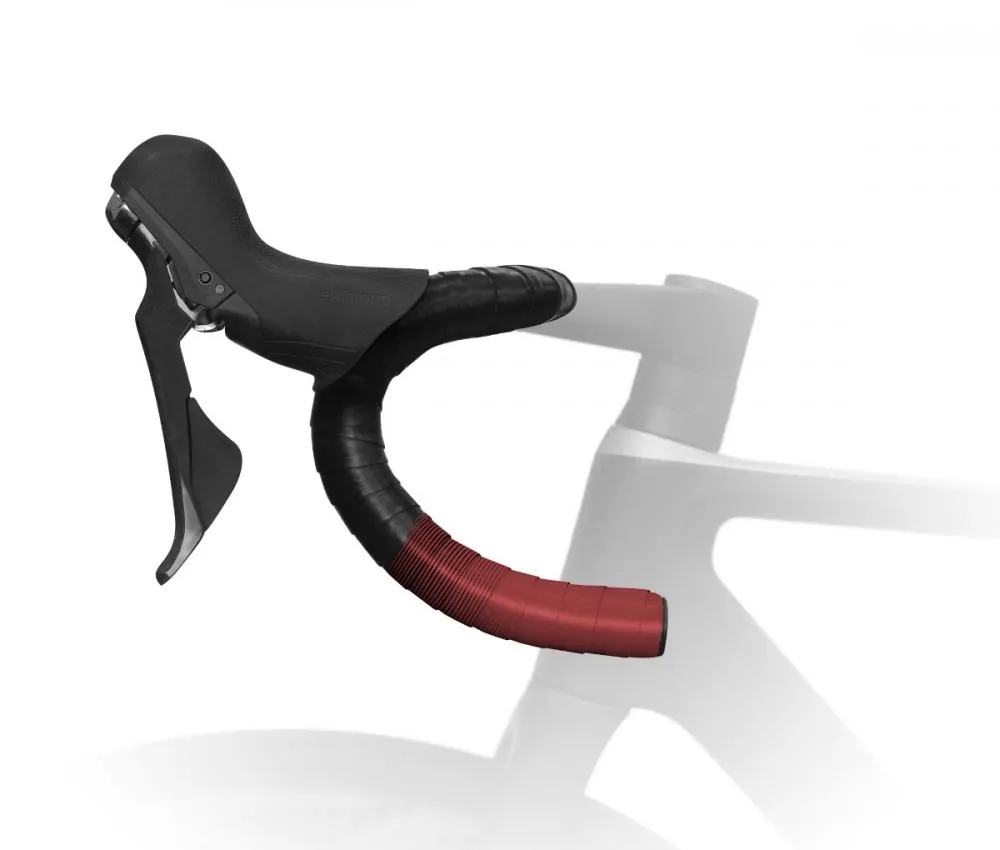 Fizik Lenkerband Vento Microtex Tacky Bi-Color 2mm schwarz-rot