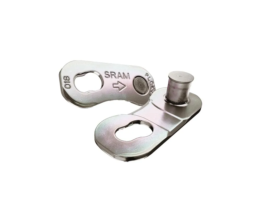 Sram Flattop PowerLock Road 12-fach Kettenschloss Silber 1 Paar