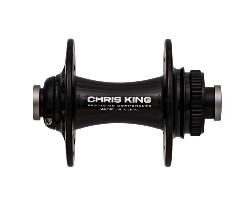 Chris King R45D Ceramic Vorderradnabe 12x100 Disc Centerlock 24 Loch black | schwarz