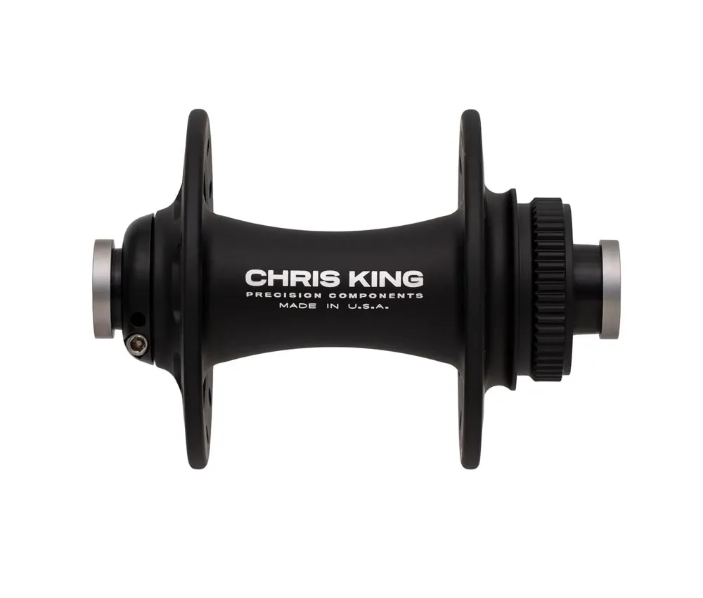Chris King R45D Ceramic Vorderradnabe 12x100 Disc Centerlock 28 Loch matte black | matt-schwarz