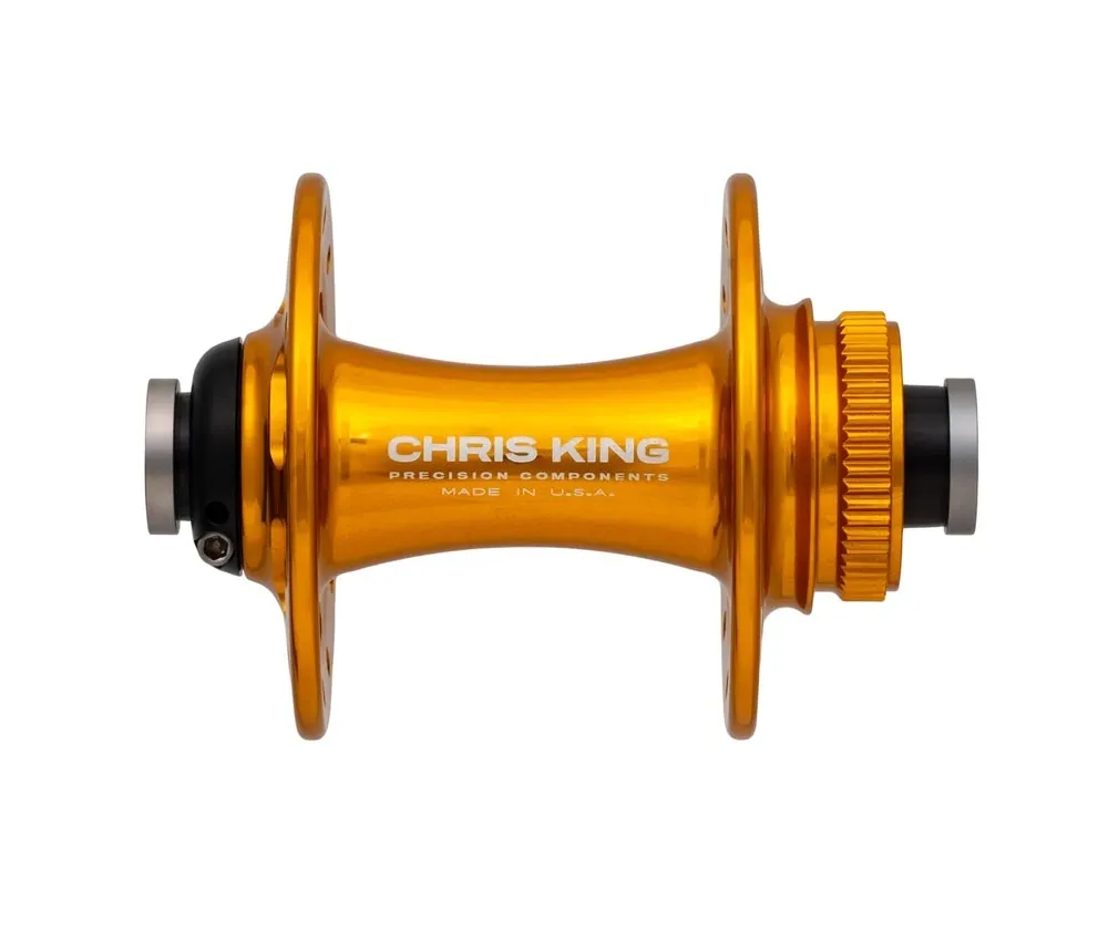 Chris King R45D Vorderradnabe 12x100 Disc Centerlock 28 Loch gold | gold