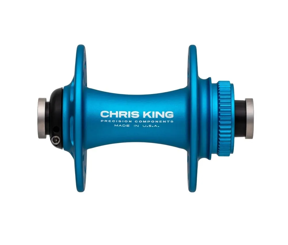 Chris King R45D Vorderradnabe 12x100 Disc Centerlock 28 Loch matte turquoise | matt-türkis