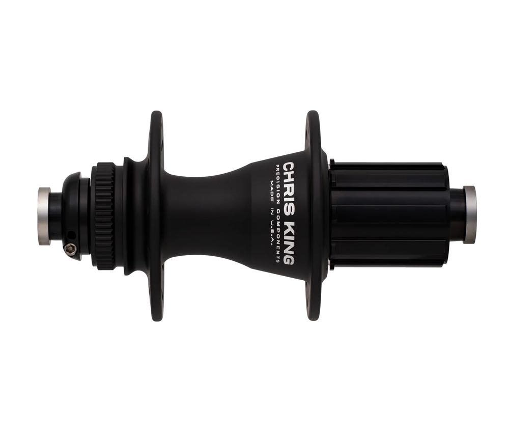 Chris King R45D Hinterradnabe 12x142 Disc Centerlock 24 Loch Rotor Shimano Micro Spline matte black | matt-schwarz