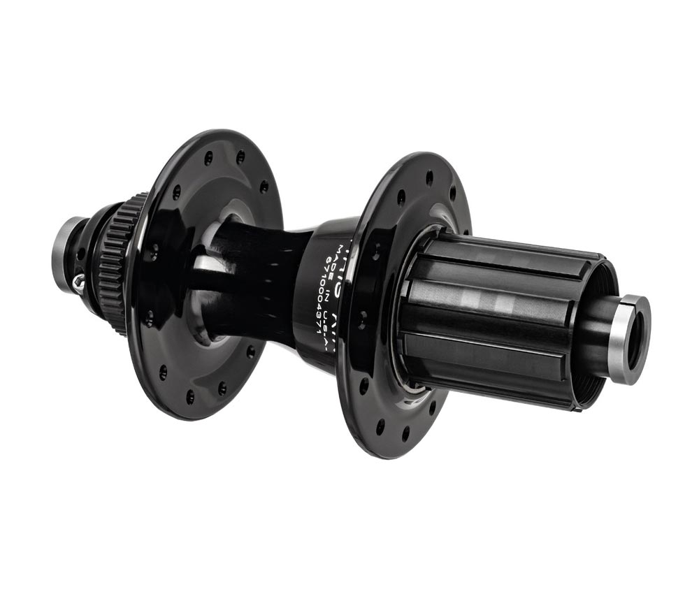 Chris King R45D Hinterradnabe 12x142 Disc Centerlock 32 Loch Rotor Shimano Micro Spline black | schwarz