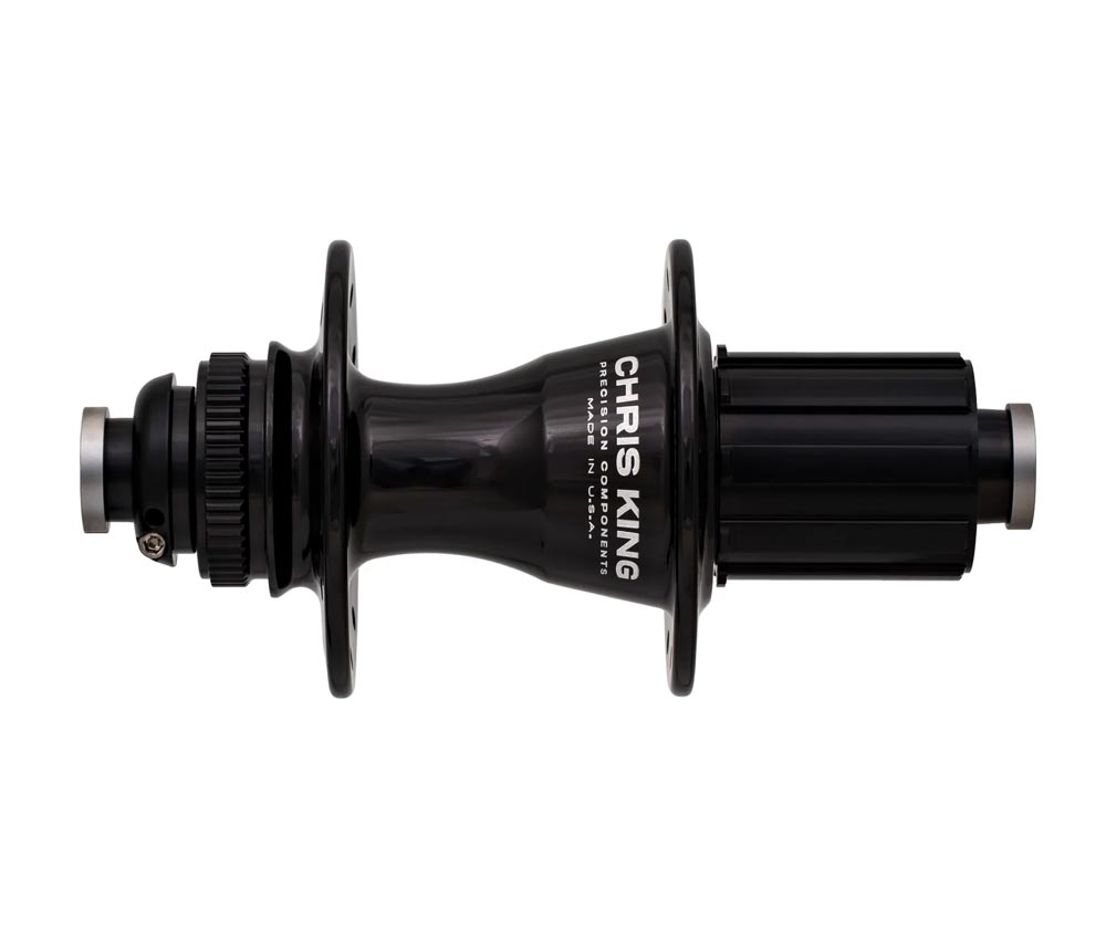 Chris King R45D Ceramic Hinterradnabe 12x142 Disc Centerlock 28 Loch Rotor Shimano Micro Spline black | schwarz