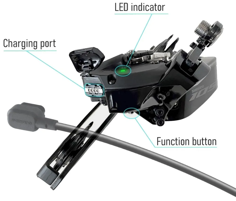 Shimano 105 DI2 Schaltwerk RD-R7150 medium Cage 12-fach
