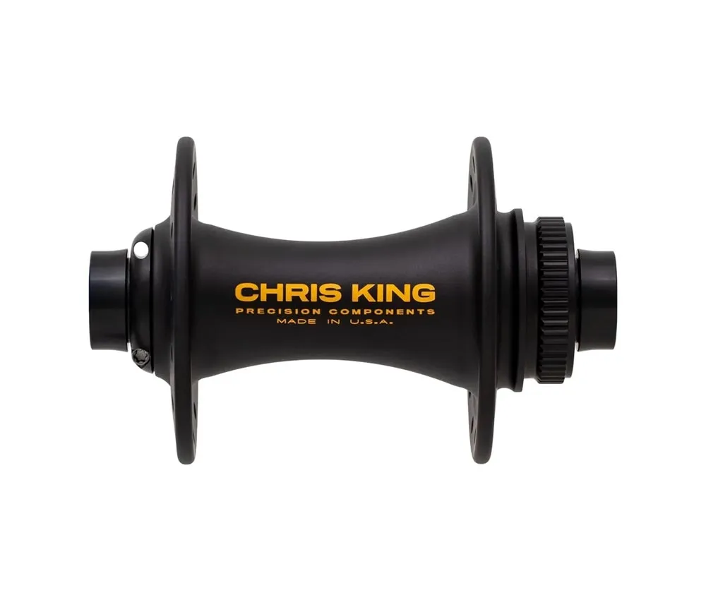 Chris King MTB Vorderradnabe Disc Centerlock Boost 15x110mm 28 Loch two tone | schwarz-gold 28 Loch