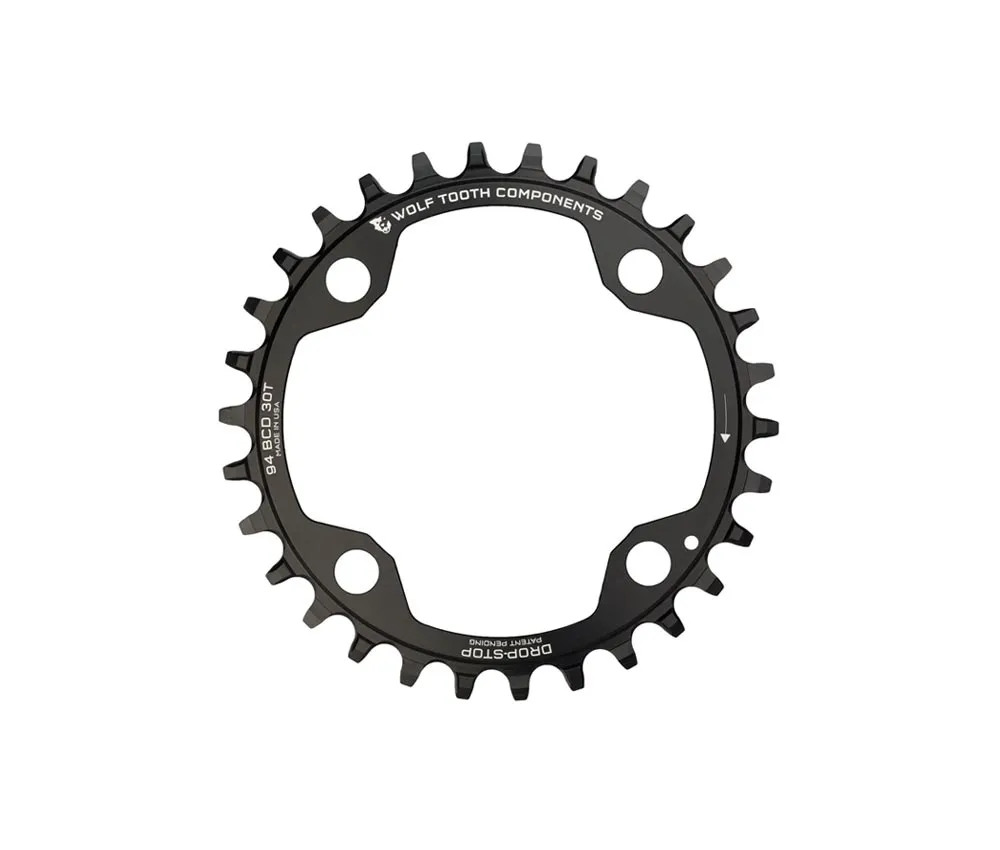 Wolf Tooth Drop Stop A Kettenblatt - Sram X01 / X1 / GX / NX Lochkreis 94mm 9-12-fach 30 Zähne