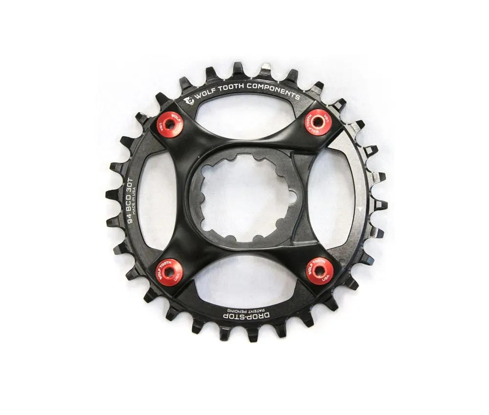 Wolf Tooth Drop Stop A Kettenblatt - Sram X01 / X1 / GX / NX Lochkreis 94mm 9-12-fach 30 Zähne