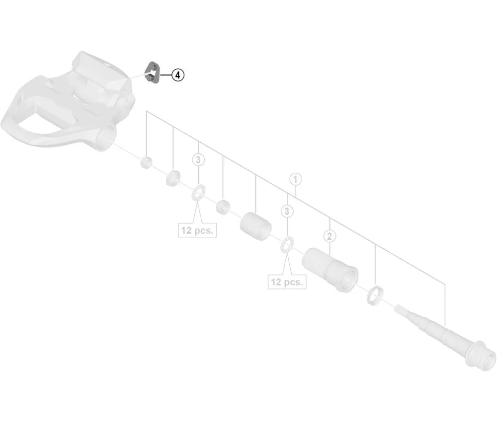 Shimano Ultegra PD-R8000 Pedal Ersatzteil | Indikator