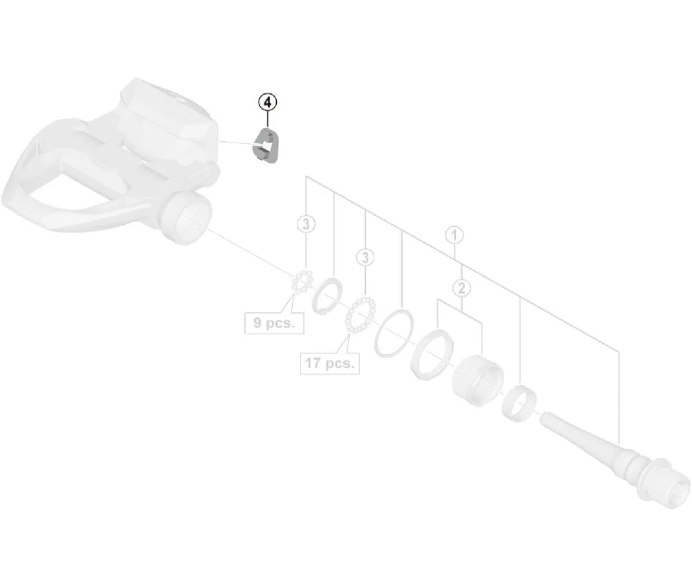 Shimano DURA-ACE PD-R9100 Pedal Ersatzteil | Indikator