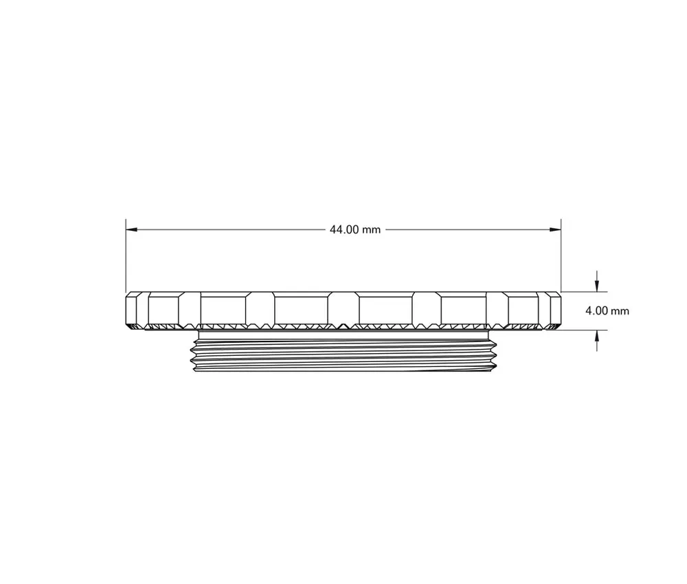 Wolf Tooth Centerlock Verschlussring - externe Verschraubung Aluminium orange