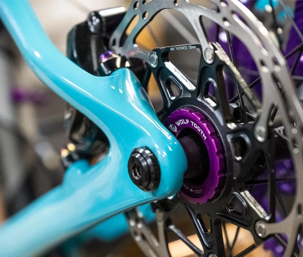 Wolf Tooth Centerlock Verschlussring - externe Verschraubung Aluminium orange