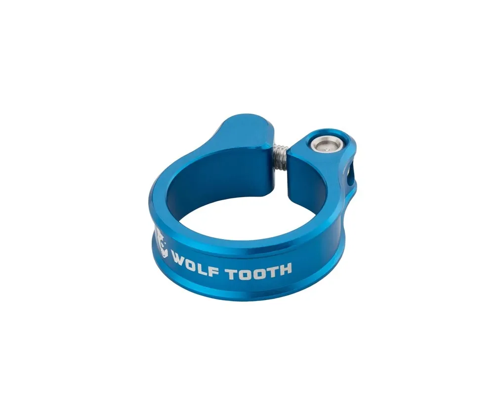 Wolf Tooth Sattelstützenklemme - 29,8mm geschraubt Aluminium blau
