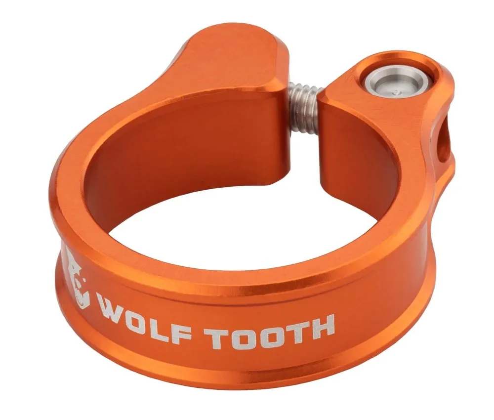 Wolf Tooth Sattelstützenklemme - 29,8mm geschraubt Aluminium orange