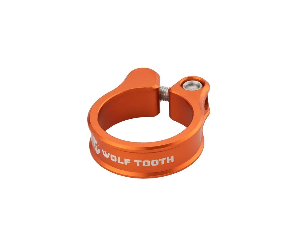 Wolf Tooth Sattelstützenklemme - 31,8mm geschraubt Aluminium orange