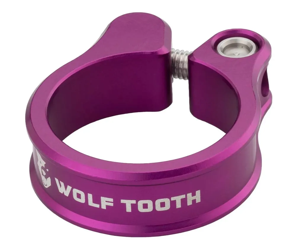 Wolf Tooth Sattelstützenklemme - 34,9mm geschraubt Aluminium violett
