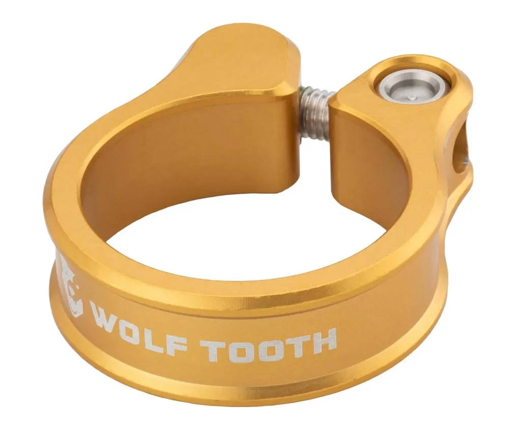 Wolf Tooth Sattelstützenklemme - 36,4mm geschraubt Aluminium gold