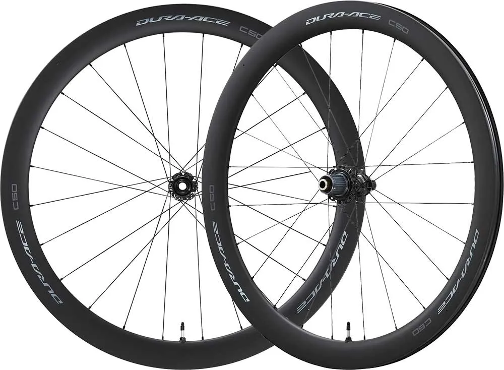 Shimano DURA-ACE WH-R9270-C50-TL Laufradsatz Carbon Clincher Tubeless Disc Centerlock