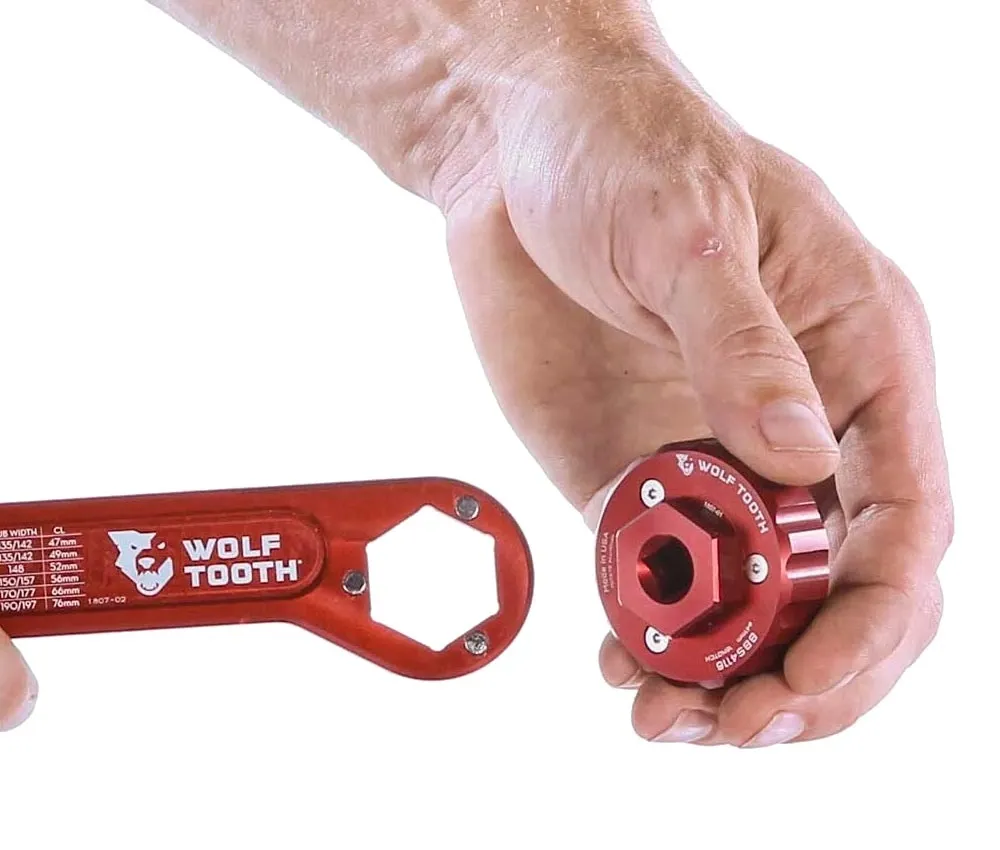 Wolf Tooth BBS4116 Innenlager Werkzeug | Ultegra / 105 / XT Aussenverzahnung 41 mm - 16 Zähne