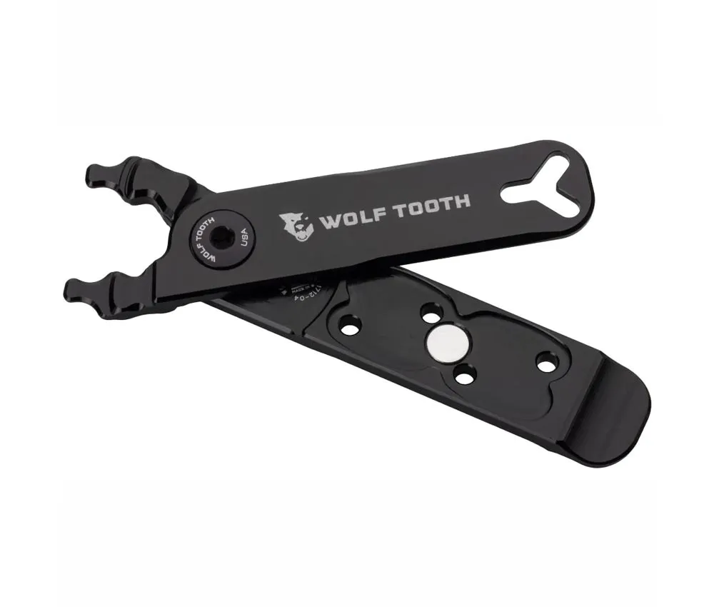 Wolf Tooth Pack Pliers Multitool - Master Link Combo schwarz-schwarz