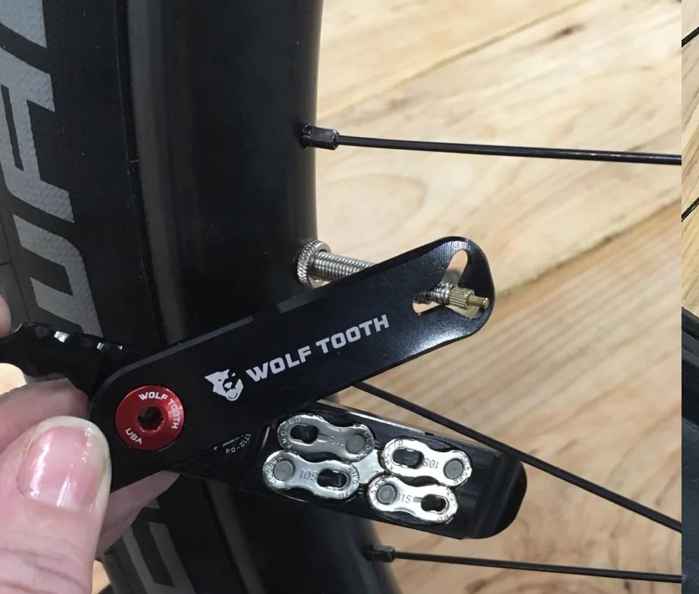 Wolf Tooth Pack Pliers Multitool - Master Link Combo schwarz-violett