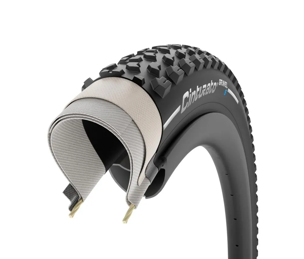 Pirelli Cinturato Gravel S Reifen TLR 28 Zoll x 1.65 / 700C x 45 schwarz