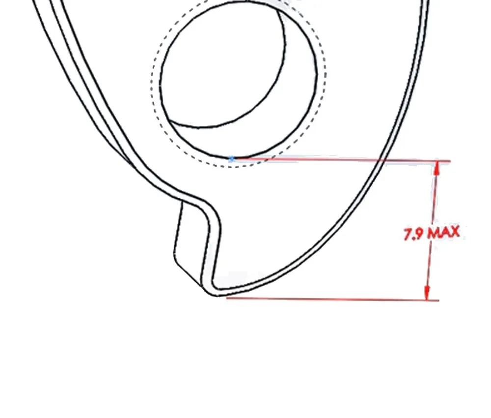 Wolf Tooth RoadLink Schaltwerk-Adapter - Shimano / Sram 10-11-fach 11-40 Zähne