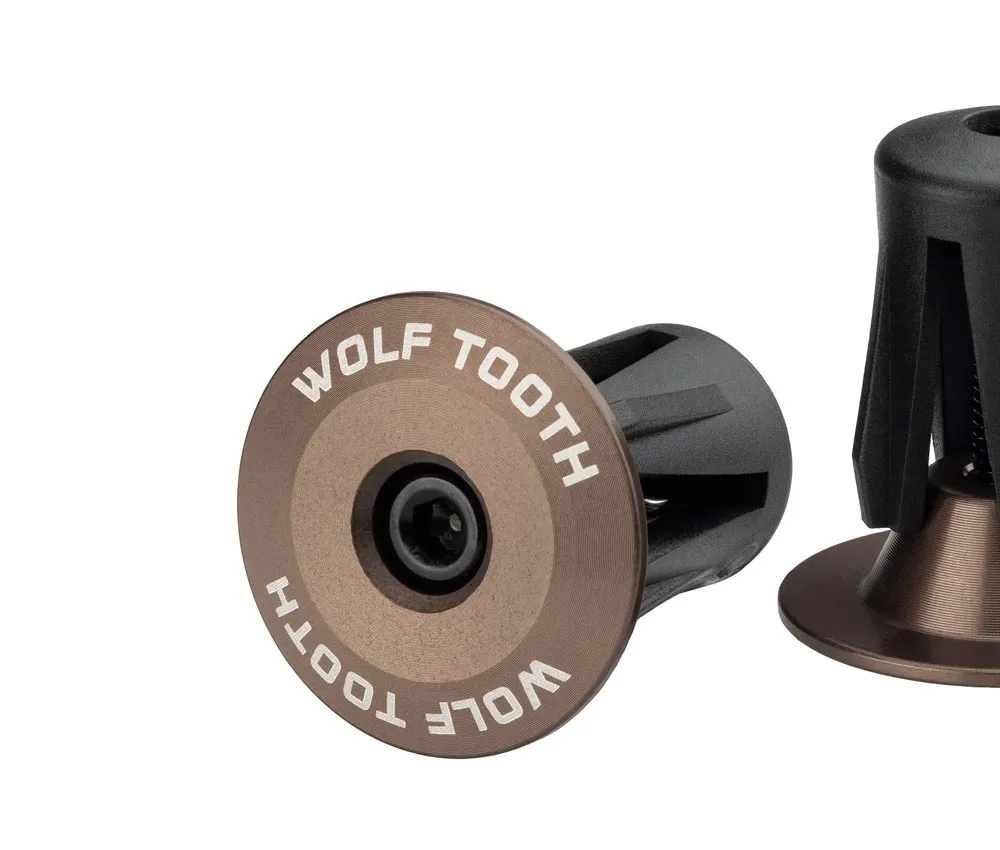 Wolf Tooth Bar End Lenkerstopfen - verschraubbar 16-21,5mm Aluminium espresso