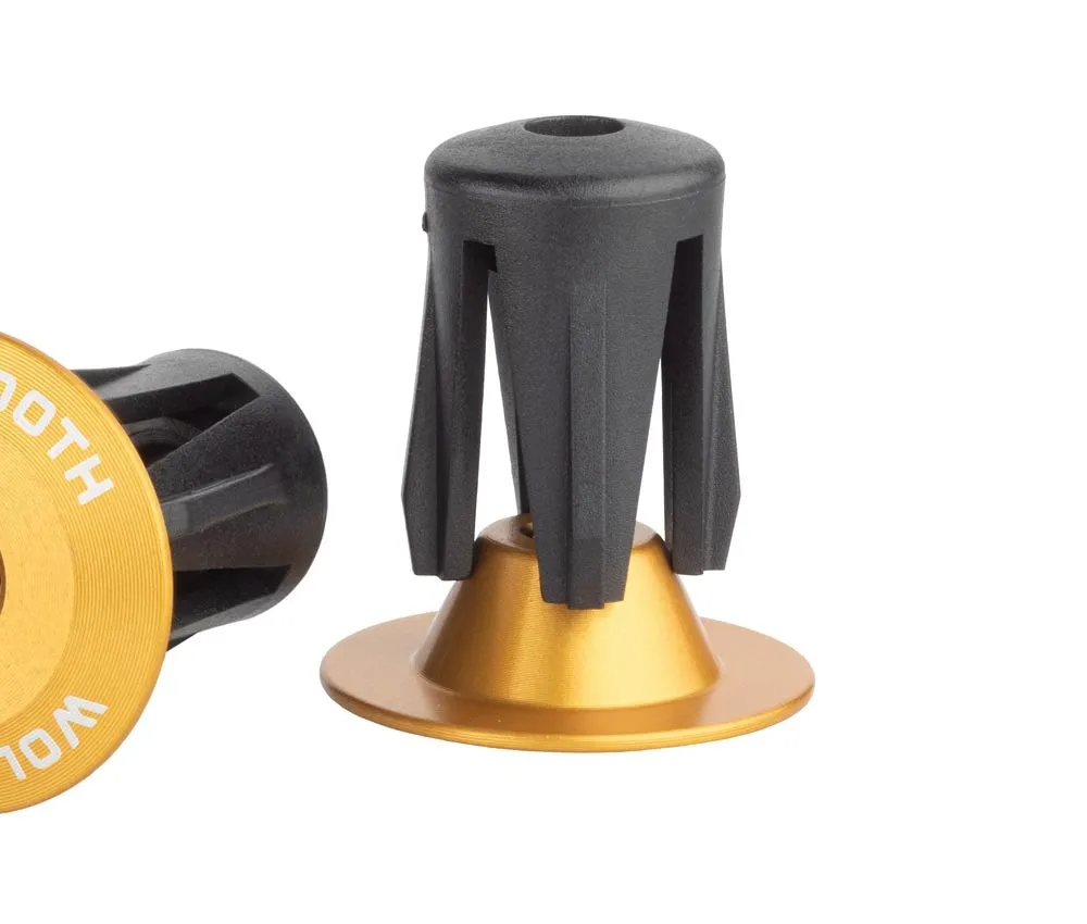 Wolf Tooth Bar End Lenkerstopfen - verschraubbar 16-21,5mm Aluminium gold