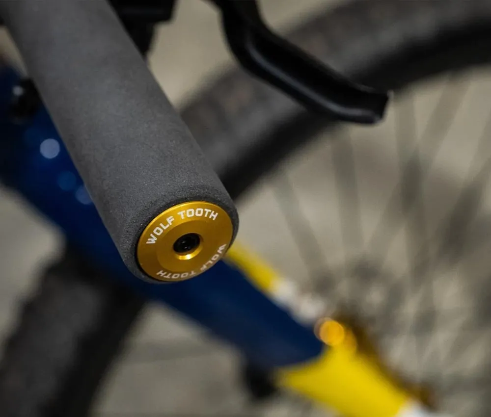 Wolf Tooth Bar End Lenkerstopfen - verschraubbar 16-21,5mm Aluminium gold