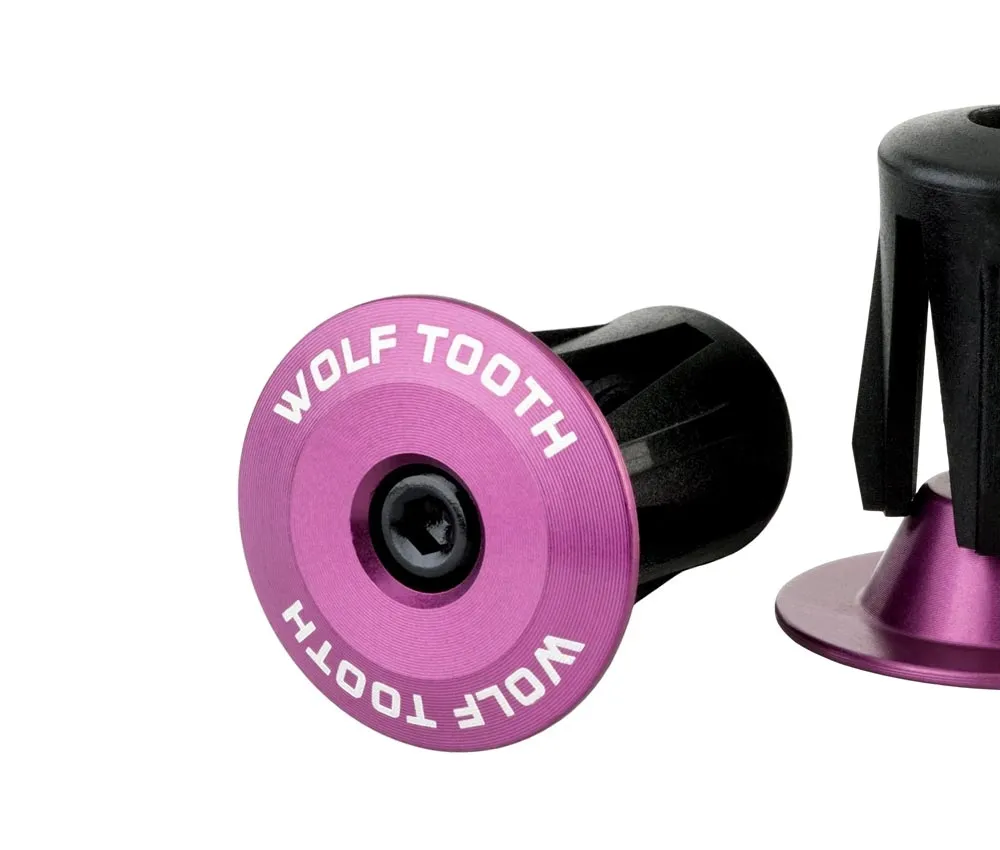 Wolf Tooth Bar End Lenkerstopfen - verschraubbar 16-21,5mm Aluminium violett