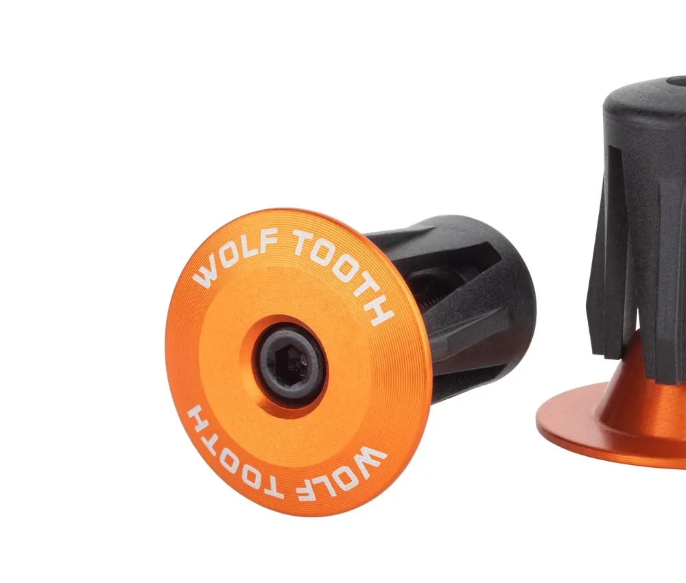 Wolf Tooth Bar End Lenkerstopfen - verschraubbar 16-21,5mm Aluminium orange