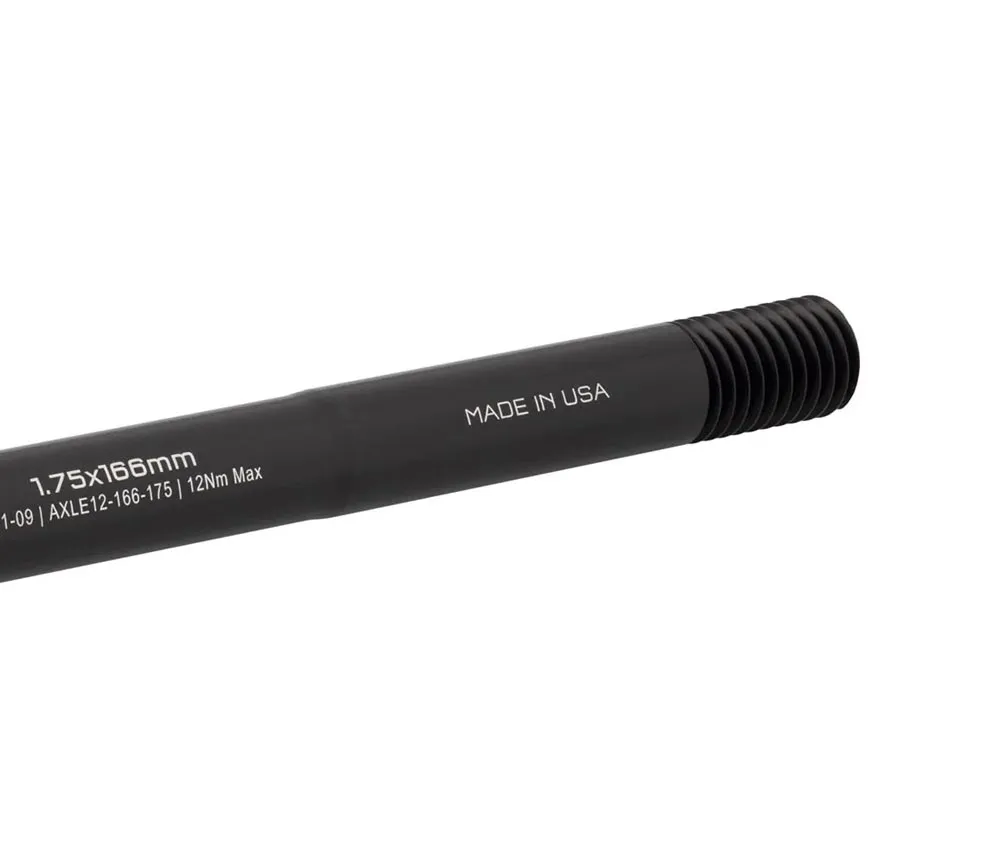 Wolf Tooth Steckachse Hinterrad - Länge 166mm Gewinde M12x1,75mm schwarz