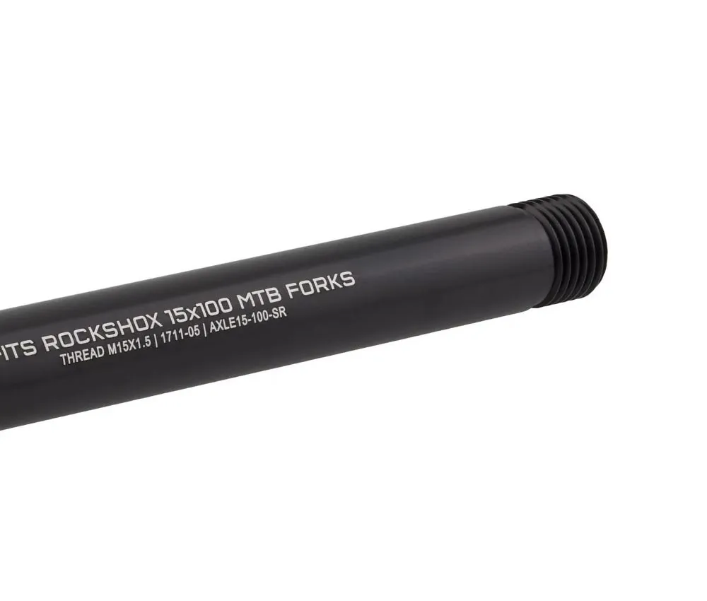 Wolf Tooth Fox Steckachse Vorderrad - Boost 15x110mm Länge 155 mm M14x1,5mm schwarz