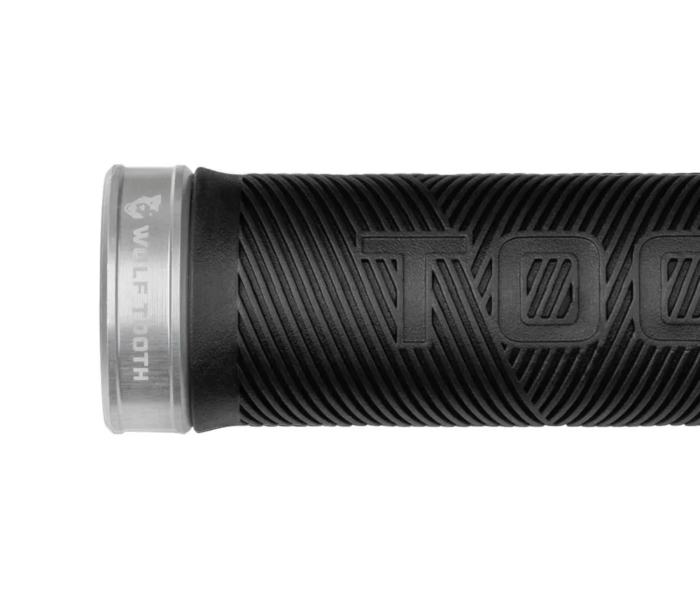 Wolf Tooth Echo Lock On Lenkergriffe 32mm Farbe raw silver/black