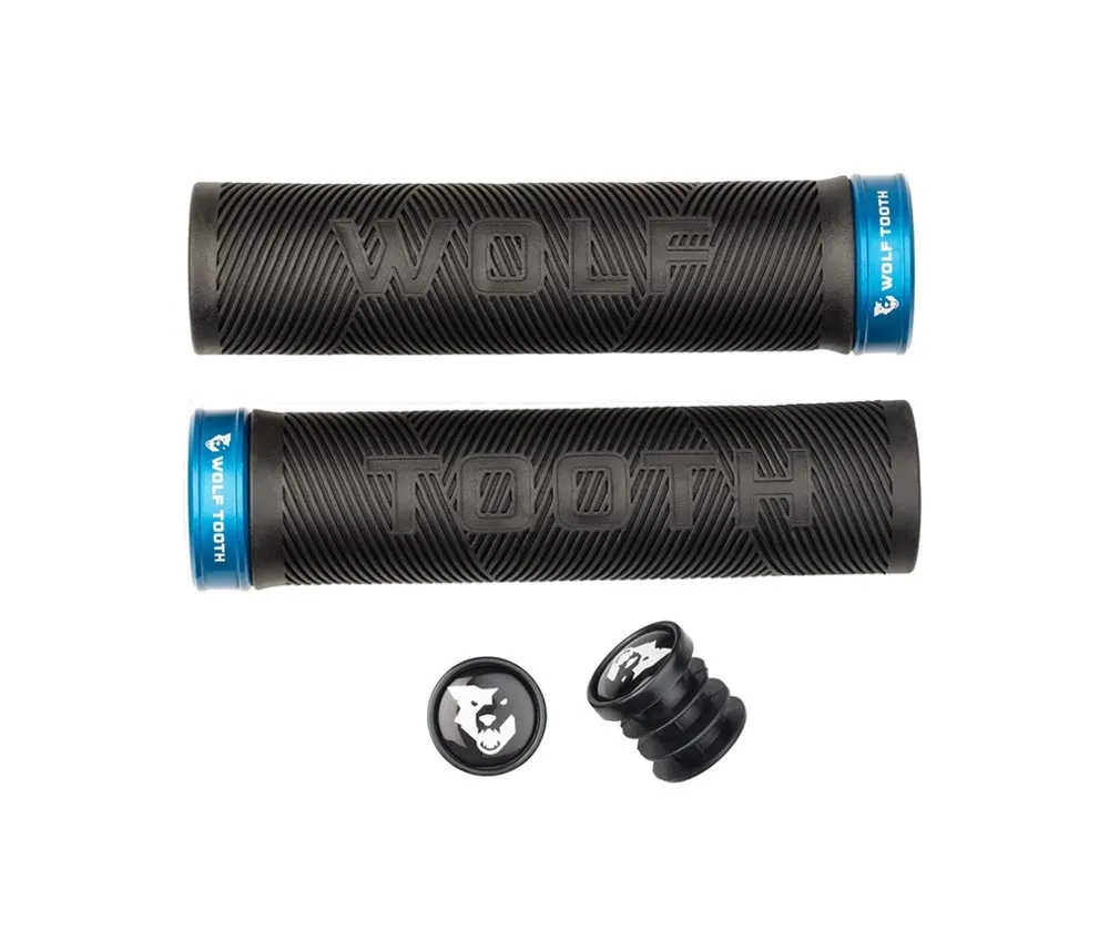 Wolf Tooth Echo Lock On Lenkergriffe 32mm Farbe blue/black