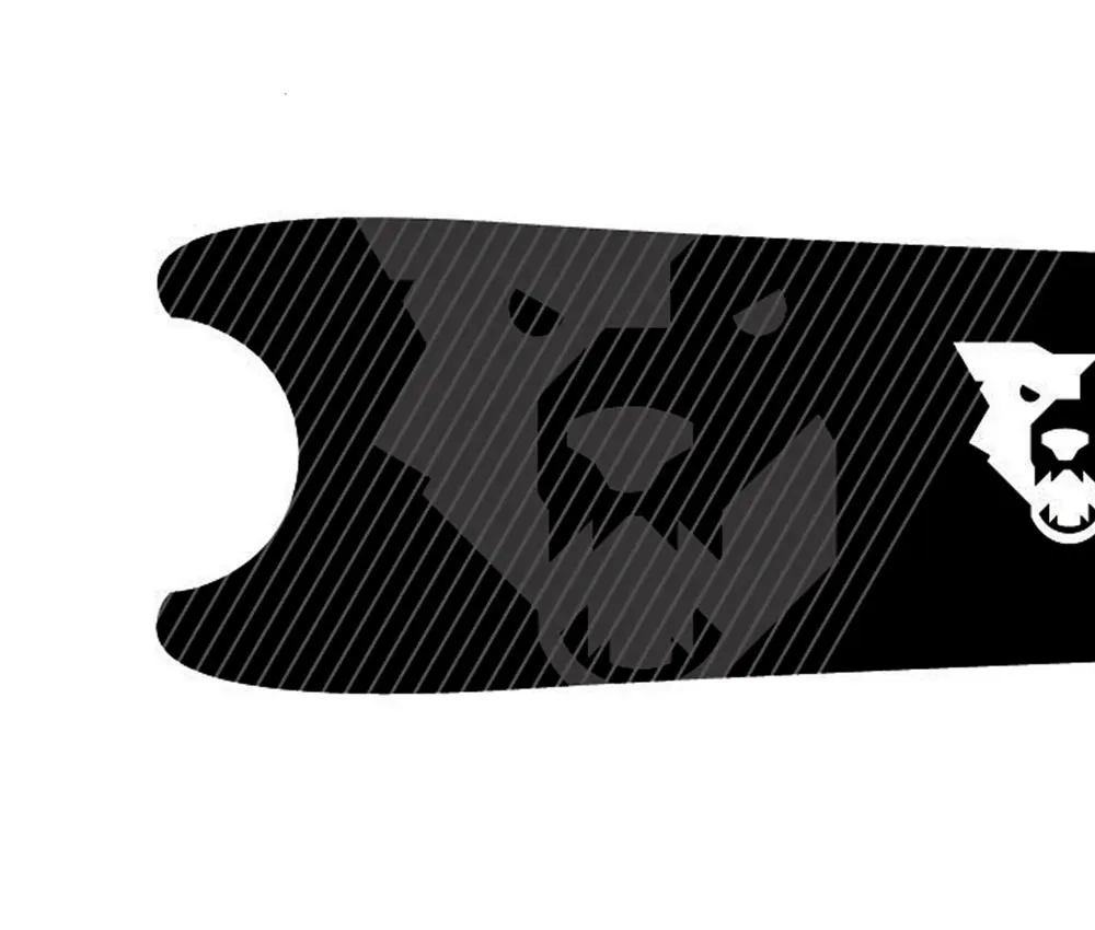 Wolf Tooth Kurbelarmschutz - 190x49,2mm selbstklebend Folie schwarz