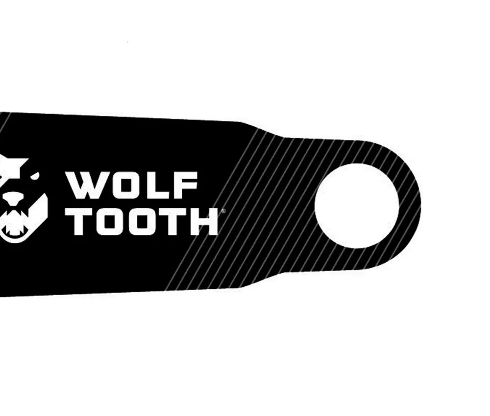 Wolf Tooth Kurbelarmschutz - 190x49,2mm selbstklebend Folie schwarz
