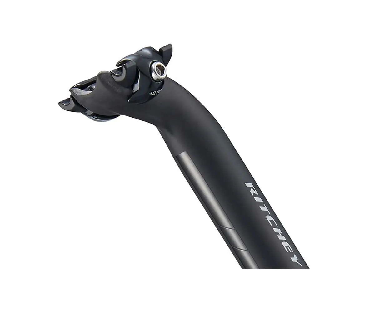 Ritchey WCS Carbon Sattelstütze Single Bolt matte 25 mm Offset 31,6 x 400 mm