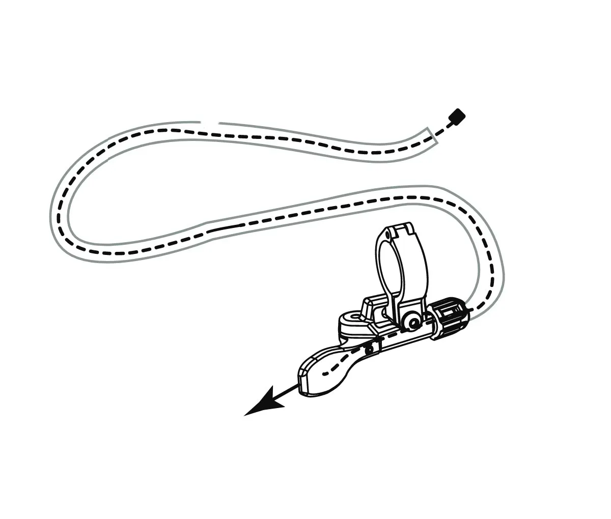 PRO Remote Hebel One-By für Koryak DSP Vario-Sattelstützen