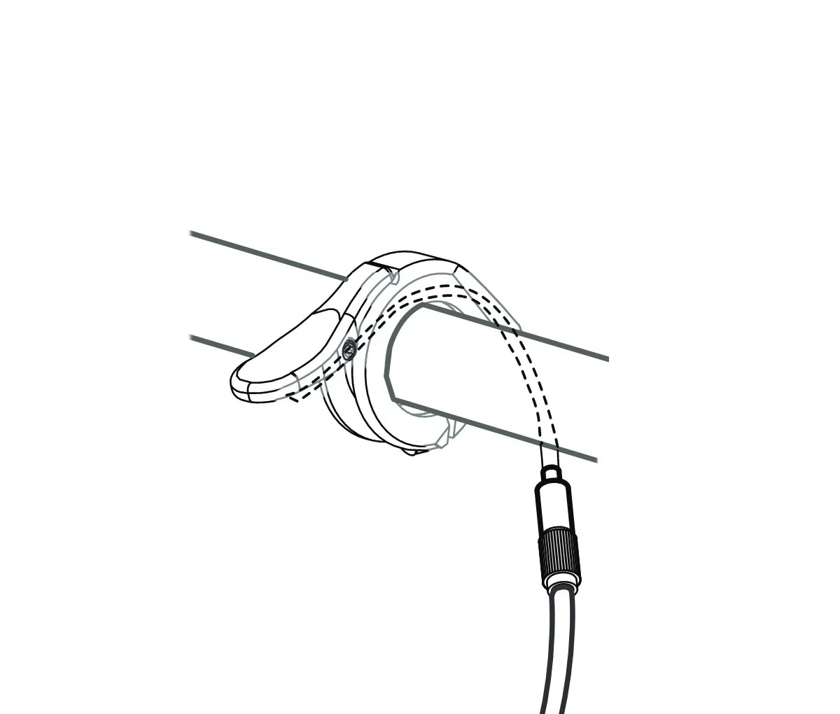 PRO Remote Hebel Compact für Koryak DSP Vario-Sattelstützen